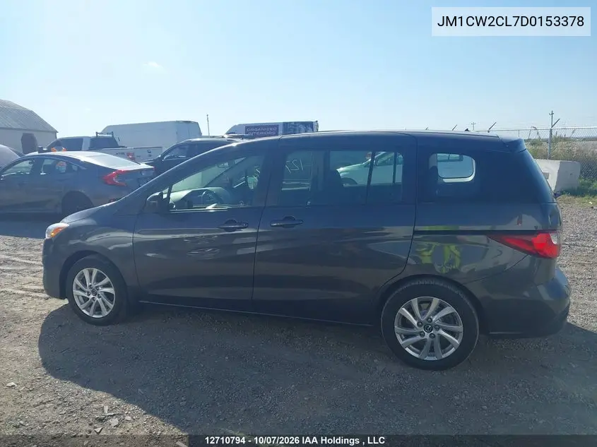 2013 MAZDA 5 VIN JM1CW2CL7D0153378 — фото 14