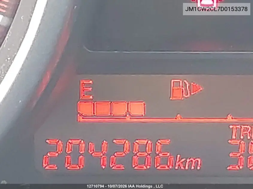 2013 MAZDA 5 VIN JM1CW2CL7D0153378 — фото 15