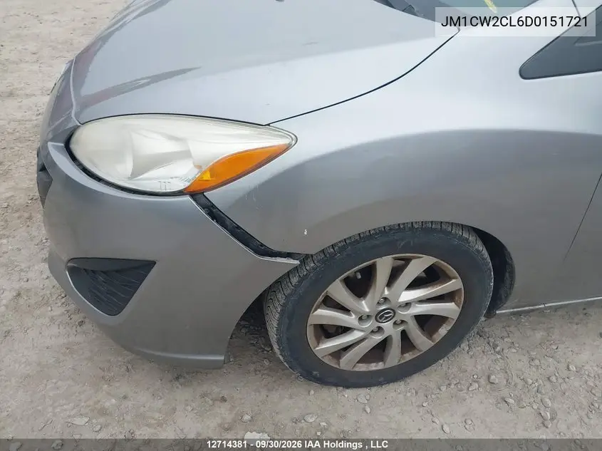 2013 MAZDA 5 VIN JM1CW2CL6D0151721 — фото 20