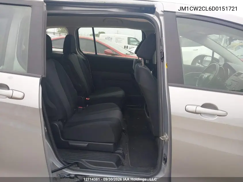 2013 MAZDA 5 VIN JM1CW2CL6D0151721 — фото 8