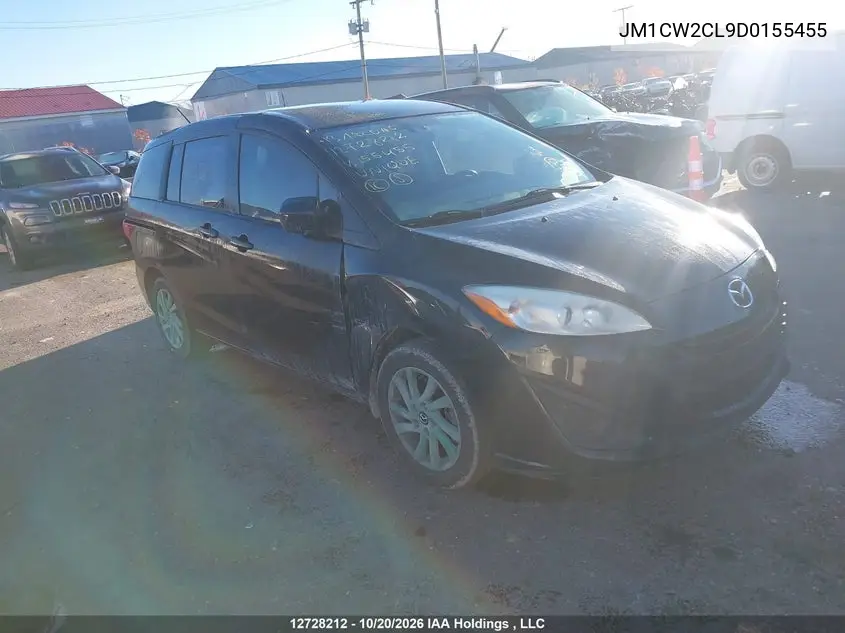 MAZDA 5 2013, VIN JM1CW2CL9D0155455