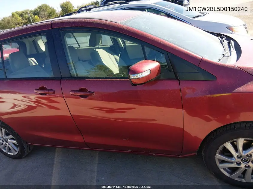 2013 MAZDA 5 VIN JM1CW2BL5D0150240 — фото 13