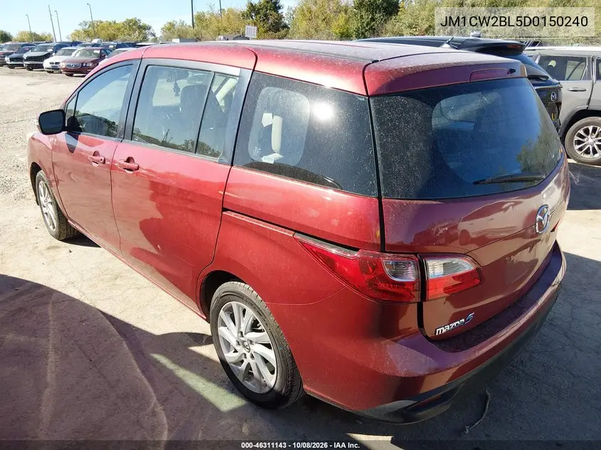2013 MAZDA 5 VIN JM1CW2BL5D0150240 — фото 3