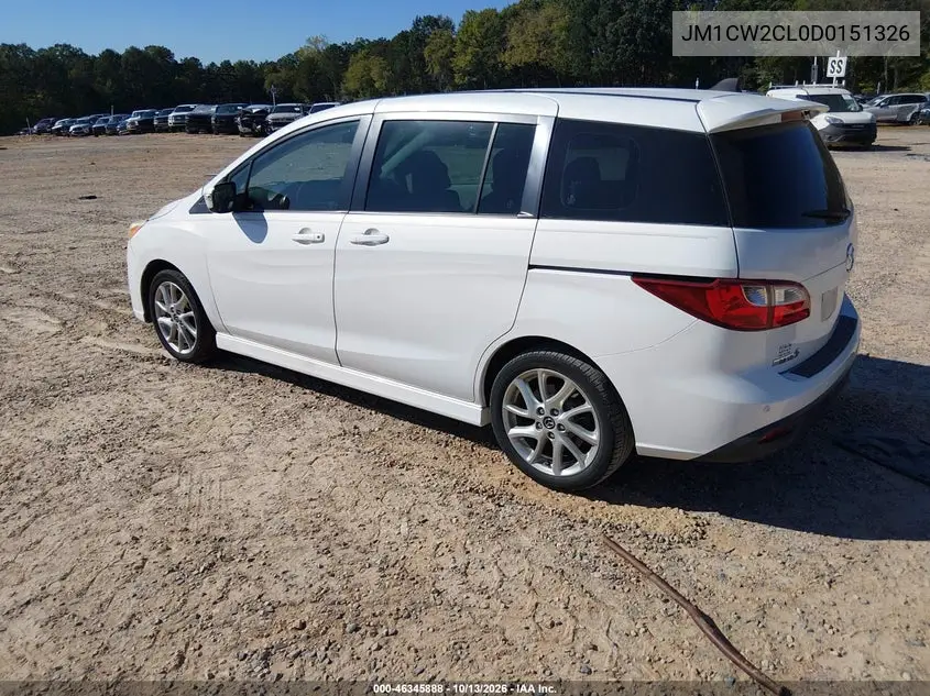 2013 MAZDA 5 VIN JM1CW2CL0D0151326 — фото 3