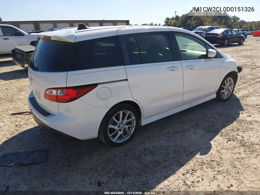 2013 MAZDA 5 VIN JM1CW2CL0D0151326 — фото 4