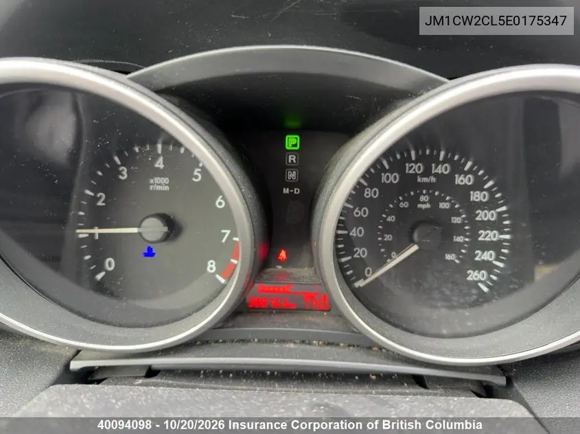 2014 MAZDA 5 VIN JM1CW2CL5E0175347 — фото 6