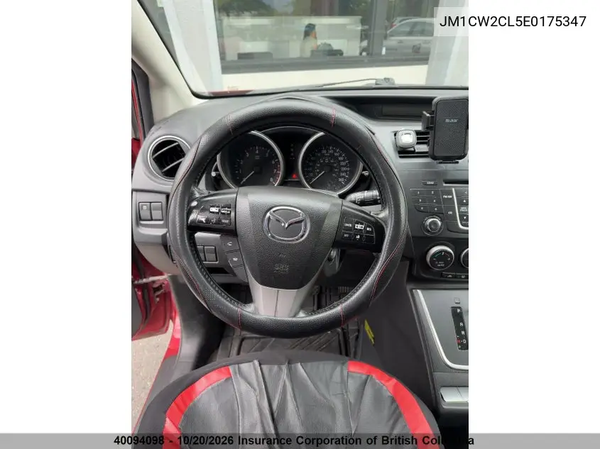 2014 MAZDA 5 VIN JM1CW2CL5E0175347 — фото 9