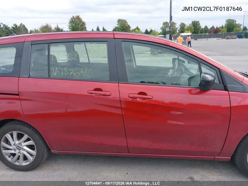 2015 MAZDA 5 VIN JM1CW2CL7F0187646 — фото 13