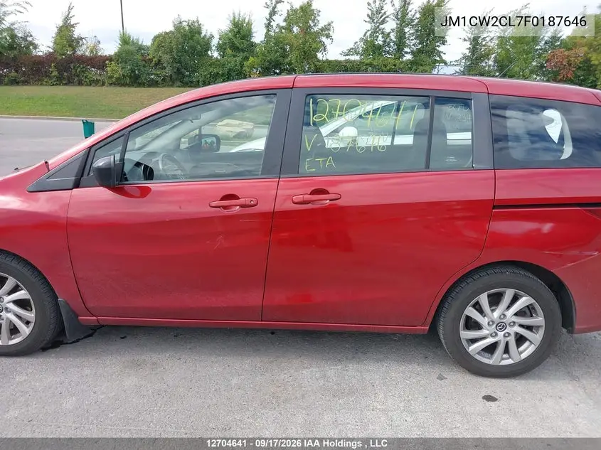 2015 MAZDA 5 VIN JM1CW2CL7F0187646 — фото 14