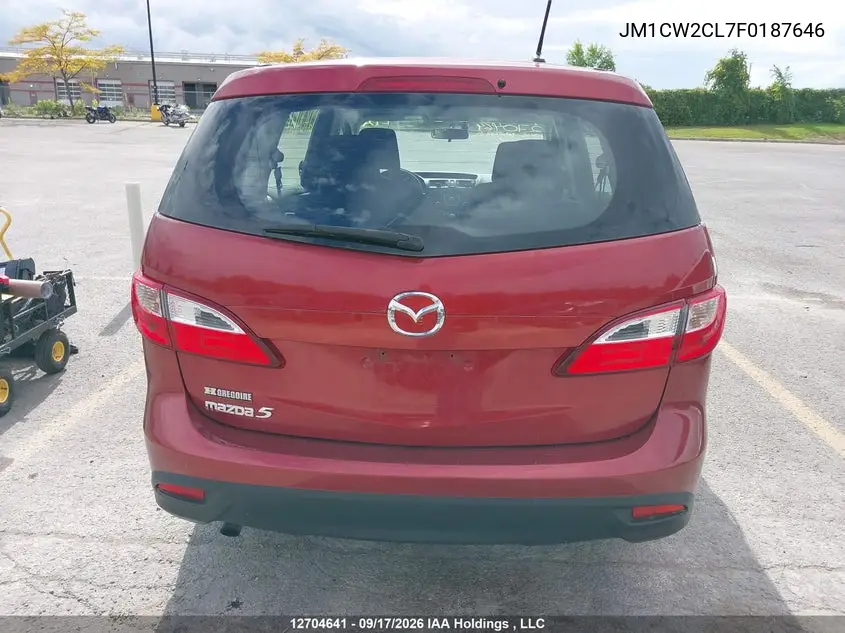 2015 MAZDA 5 VIN JM1CW2CL7F0187646 — фото 16