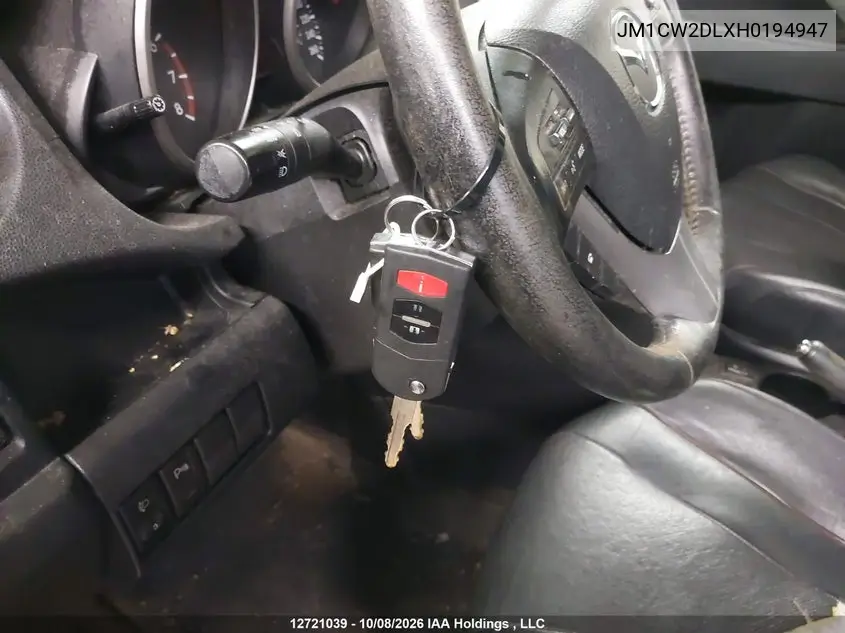2017 MAZDA 5 VIN JM1CW2DLXH0194947 — фото 11