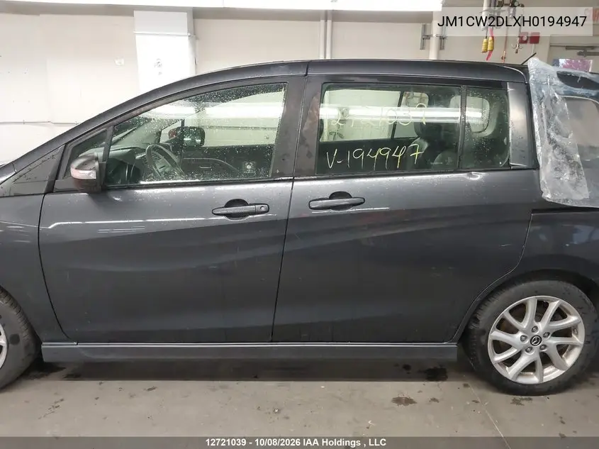 2017 MAZDA 5 VIN JM1CW2DLXH0194947 — фото 15