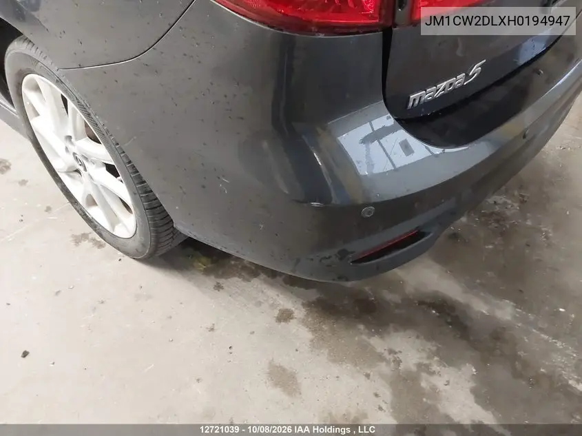 2017 MAZDA 5 VIN JM1CW2DLXH0194947 — фото 21