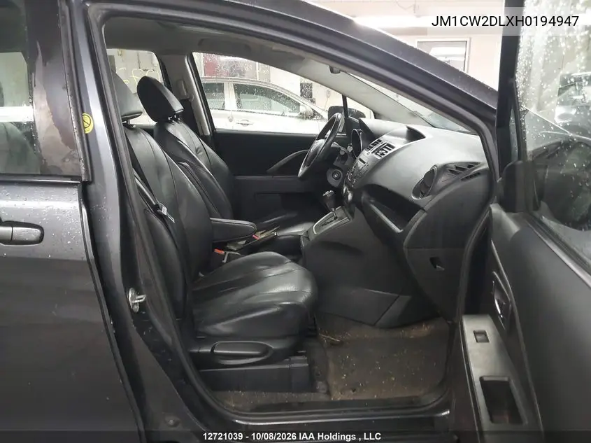 2017 MAZDA 5 VIN JM1CW2DLXH0194947 — фото 5