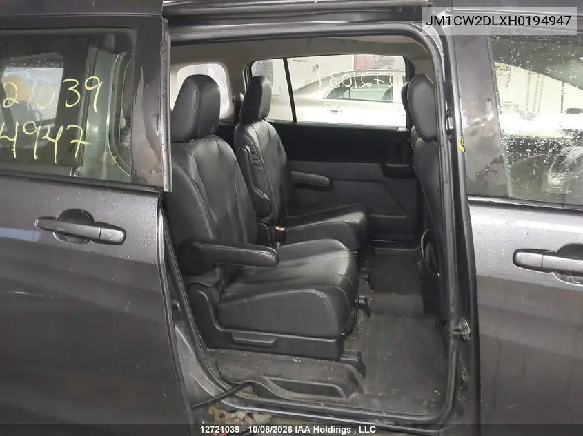 2017 MAZDA 5 VIN JM1CW2DLXH0194947 — фото 8
