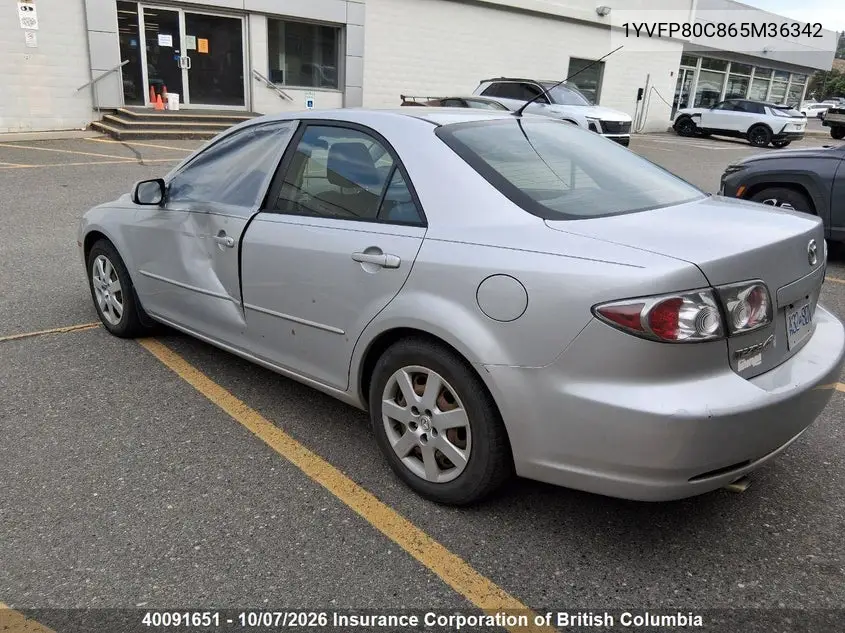2006 MAZDA 6 MPS VIN 1YVFP80C865M36342 — фото 3