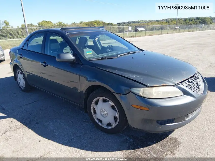 MAZDA 6 2003, VIN 1YVFP80C935M11008