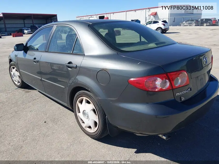 2003 MAZDA 6 VIN 1YVFP80C935M11008 — фото 3