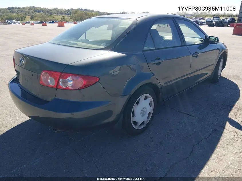 2003 MAZDA 6 VIN 1YVFP80C935M11008 — фото 4