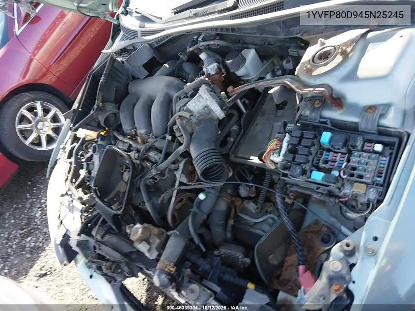 2004 MAZDA 6 VIN 1YVFP80D945N25245 — фото 10