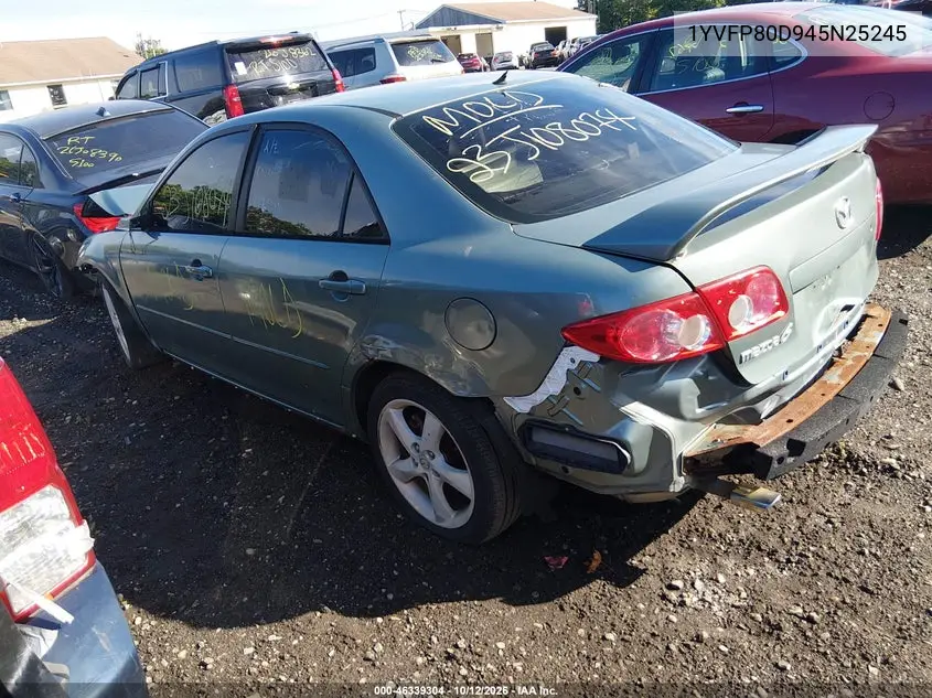 2004 MAZDA 6 VIN 1YVFP80D945N25245 — фото 3