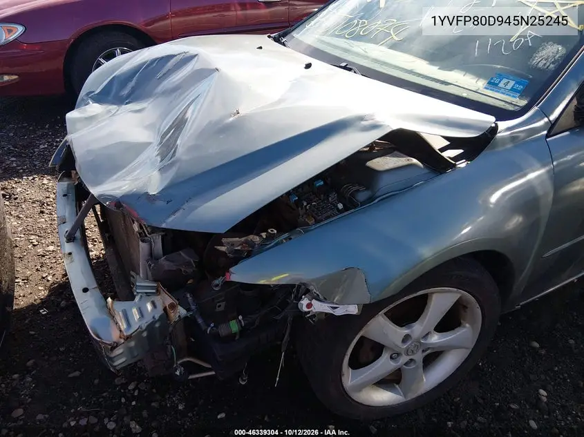 2004 MAZDA 6 VIN 1YVFP80D945N25245 — фото 6