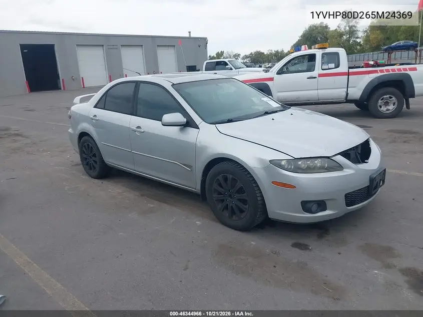 MAZDA 6 2006, VIN 1YVHP80D265M24369