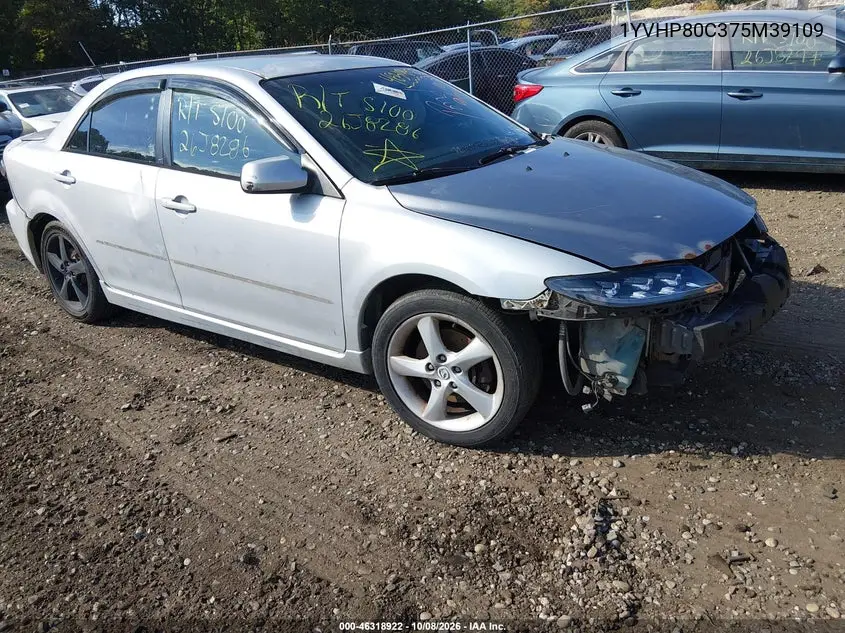 MAZDA 6 2007, VIN 1YVHP80C375M39109