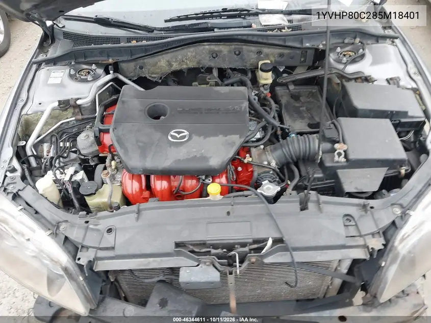 2008 MAZDA 6 VIN 1YVHP80C285M18401 — фото 10
