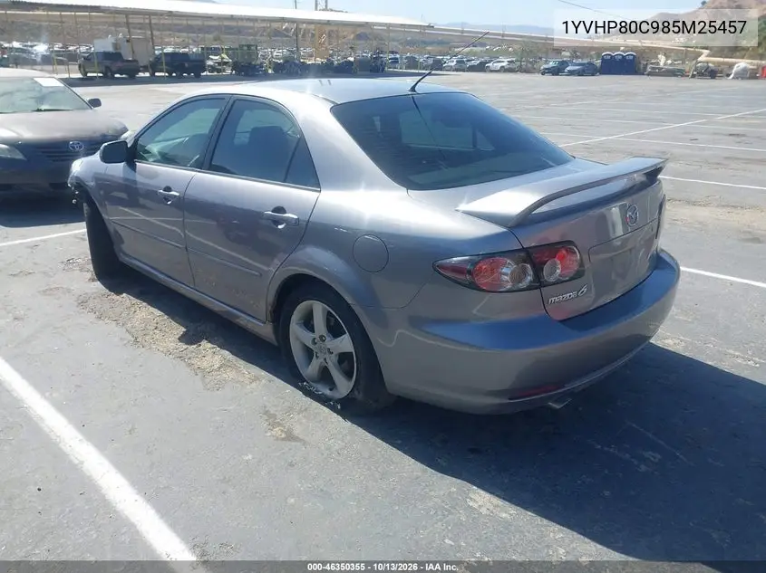 2008 MAZDA 6 VIN 1YVHP80C985M25457 — фото 3