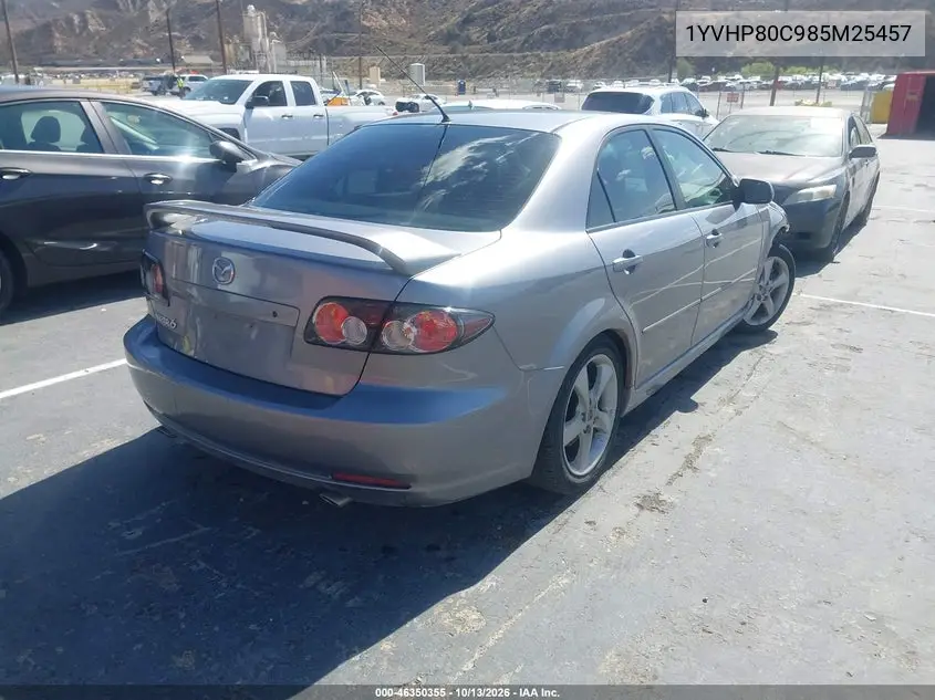 2008 MAZDA 6 VIN 1YVHP80C985M25457 — фото 4