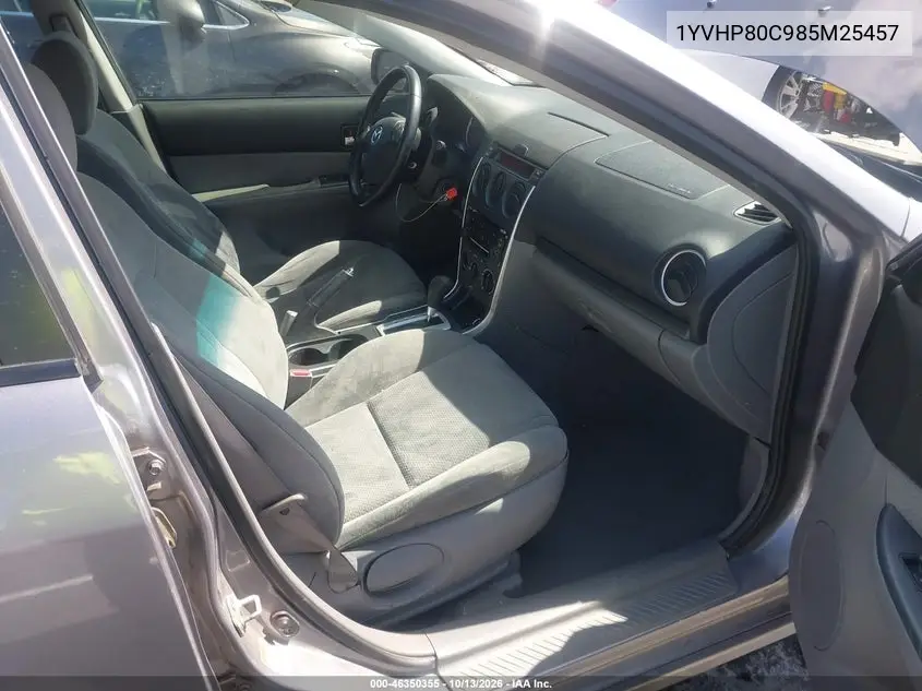 2008 MAZDA 6 VIN 1YVHP80C985M25457 — фото 5