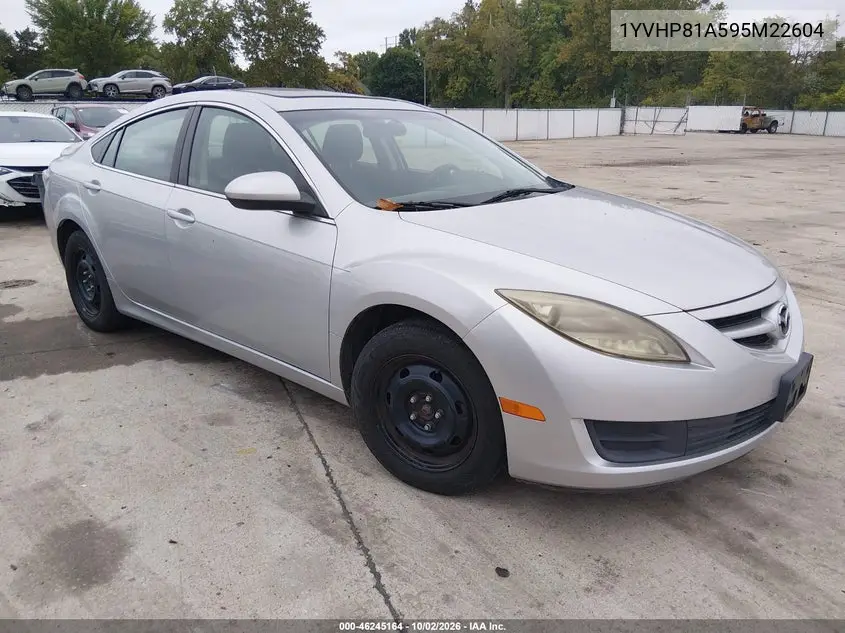 MAZDA 6 2009, VIN 1YVHP81A595M22604