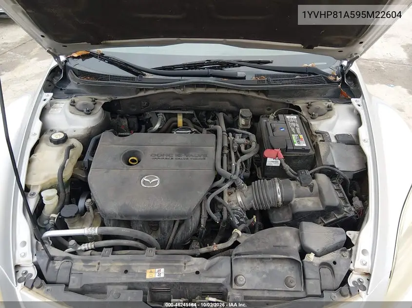 2009 MAZDA 6 VIN 1YVHP81A595M22604 — фото 10