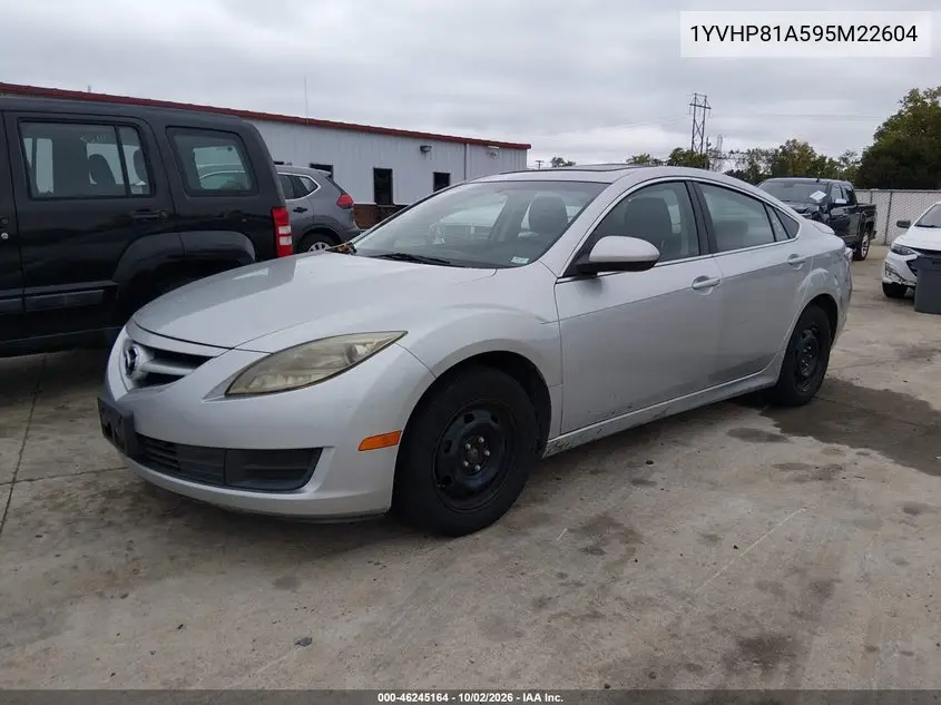 2009 MAZDA 6 VIN 1YVHP81A595M22604 — фото 2