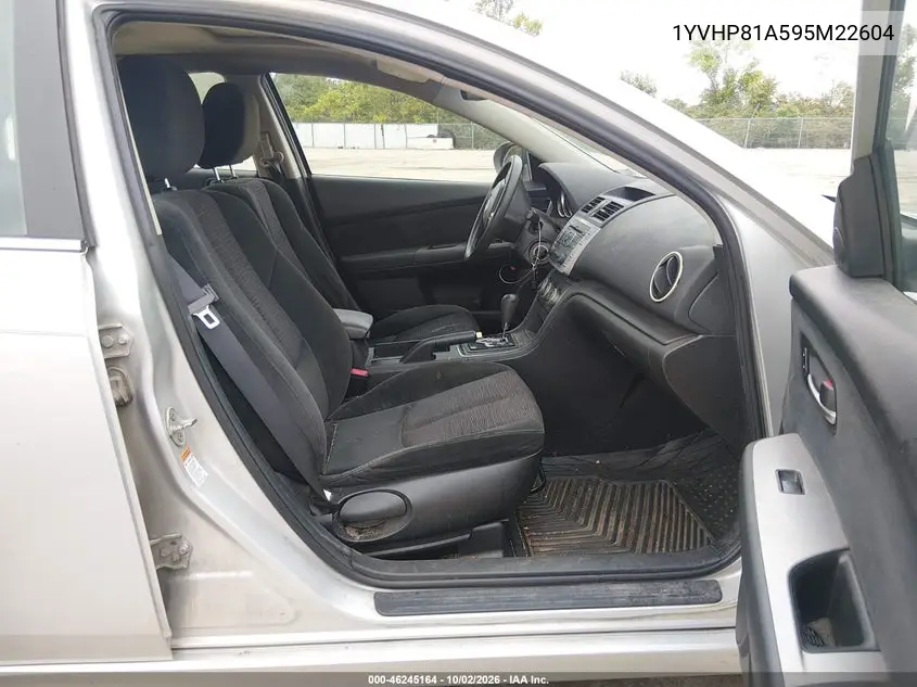 2009 MAZDA 6 VIN 1YVHP81A595M22604 — фото 5