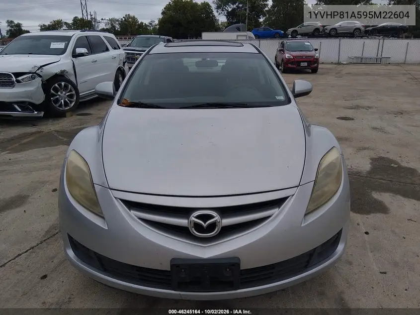 2009 MAZDA 6 VIN 1YVHP81A595M22604 — фото 6