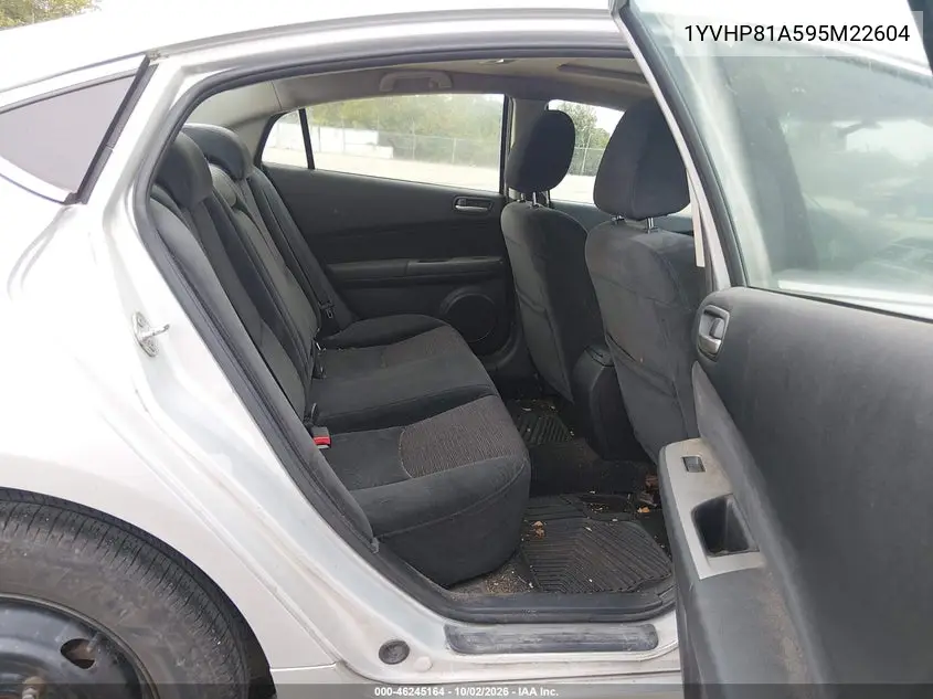 2009 MAZDA 6 VIN 1YVHP81A595M22604 — фото 8