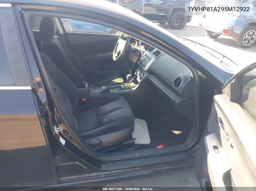2009 MAZDA 6 VIN 1YVHP81A295M12922 — фото 5