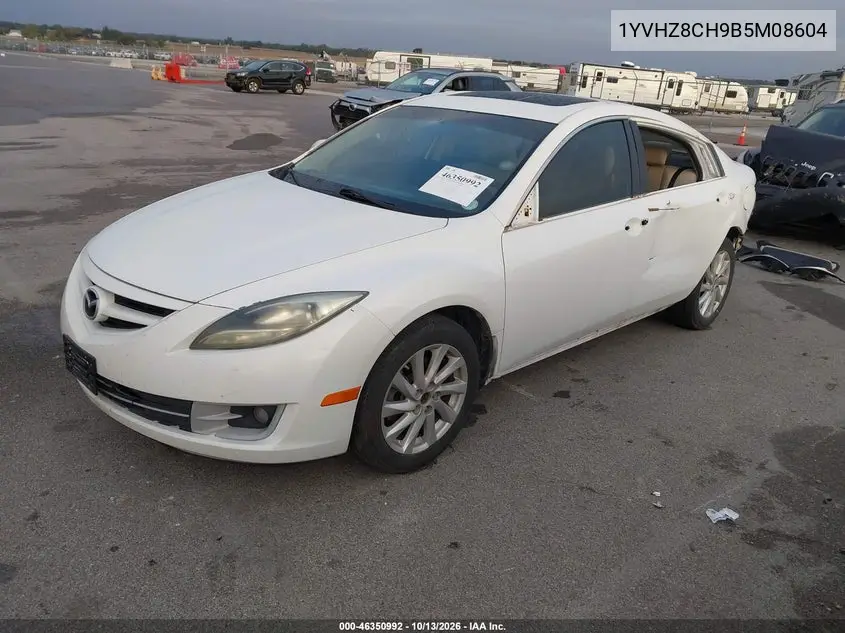 2011 MAZDA 6 VIN 1YVHZ8CH9B5M08604 — фото 2