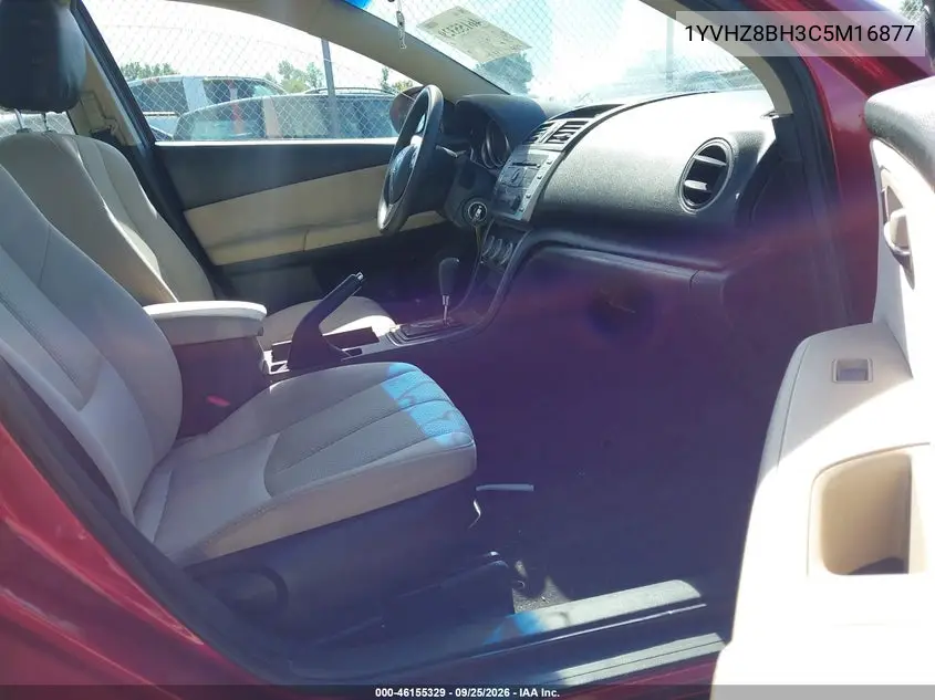 2012 MAZDA 6 VIN 1YVHZ8BH3C5M16877 — фото 5