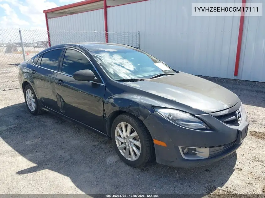 MAZDA 6 2012, VIN 1YVHZ8EH0C5M17111