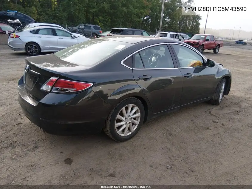 2012 MAZDA 6 VIN 1YVHZ8DH1C5M43590 — фото 4