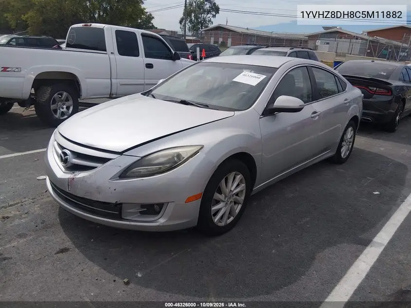 2012 MAZDA 6 VIN 1YVHZ8DH8C5M11882 — фото 2