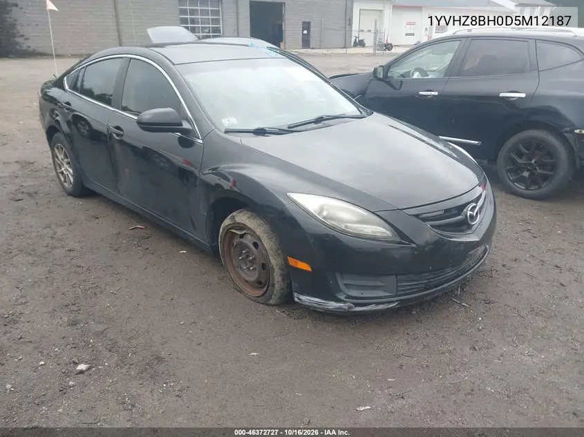 MAZDA 6 2013, VIN 1YVHZ8BH0D5M12187