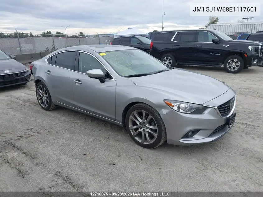 MAZDA 6 2014, VIN JM1GJ1W68E1117601