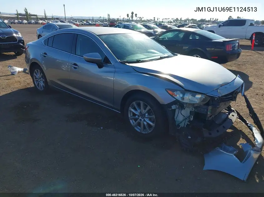 MAZDA 6 2014, VIN JM1GJ1U69E1124513