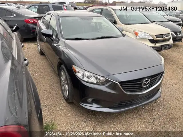 MAZDA 6 2015, VIN JM1GJ1V5XF1205480
