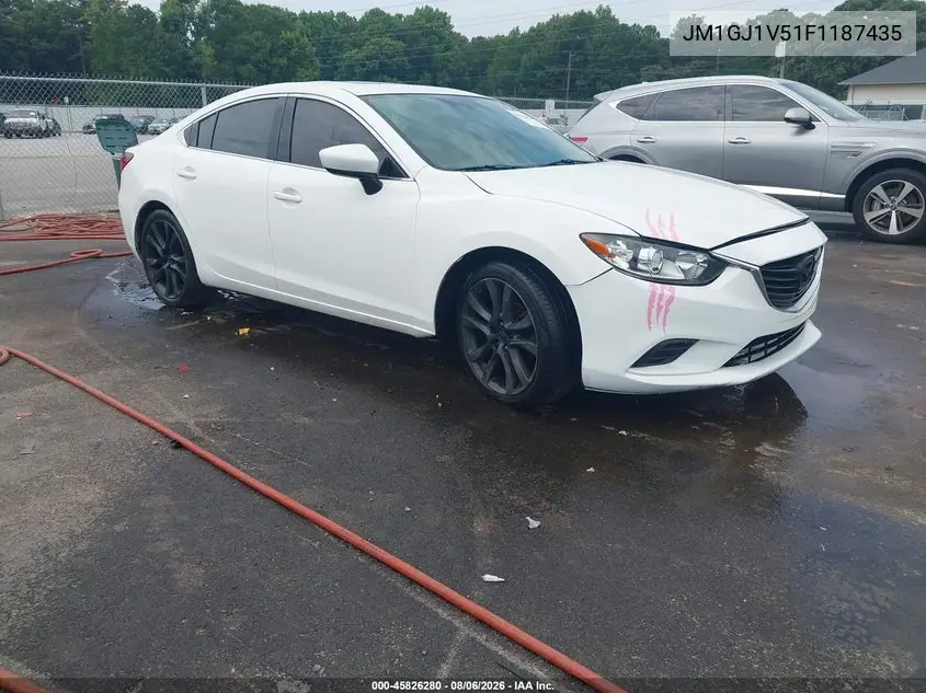 MAZDA 6 2015, VIN JM1GJ1V51F1187435