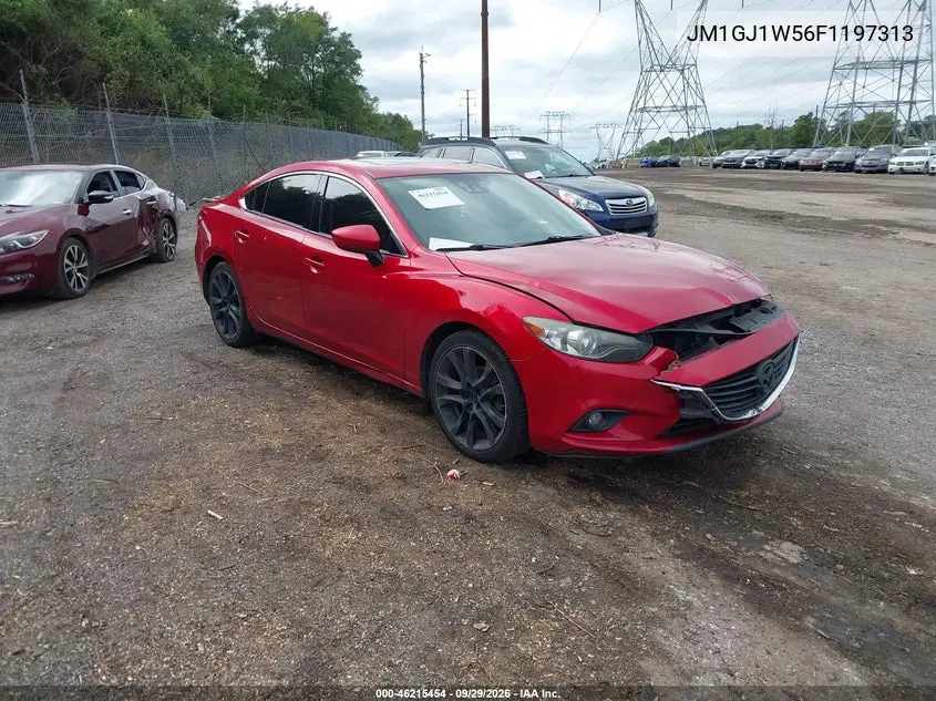 MAZDA 6 2015, VIN JM1GJ1W56F1197313